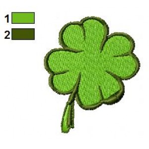 Leaf of Leprechaun Embroidery Design